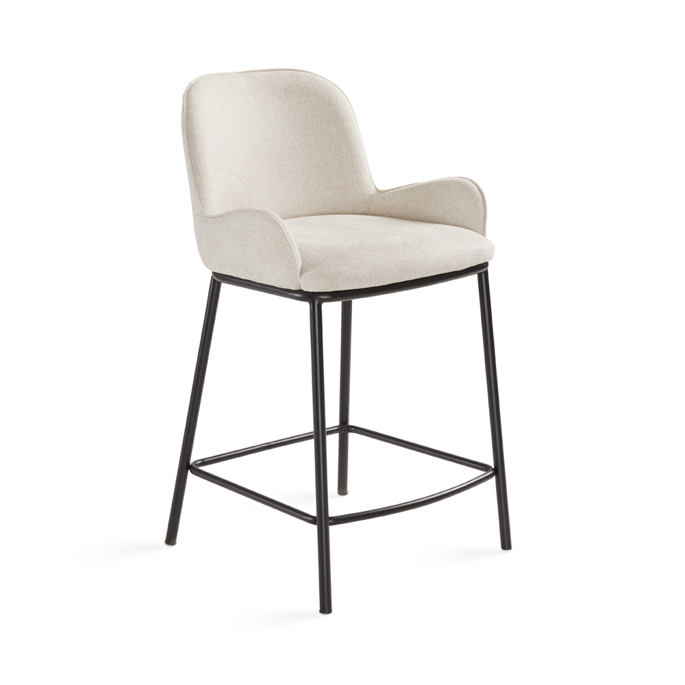 Bennett Counter Chair: Light Grey